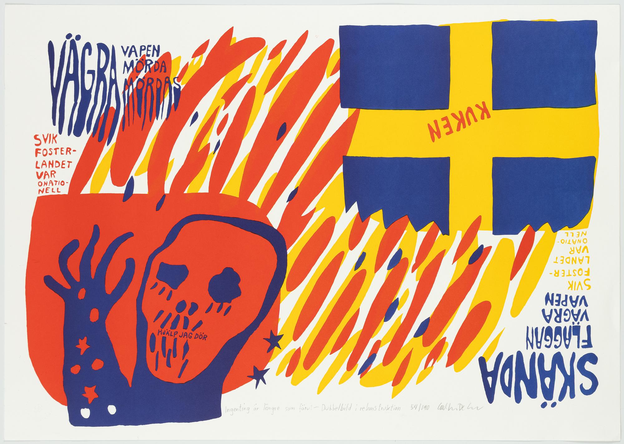 Carl Johan De Geer, "Ingenting är längre som förut - Dubbelbild i rekonstruktion".