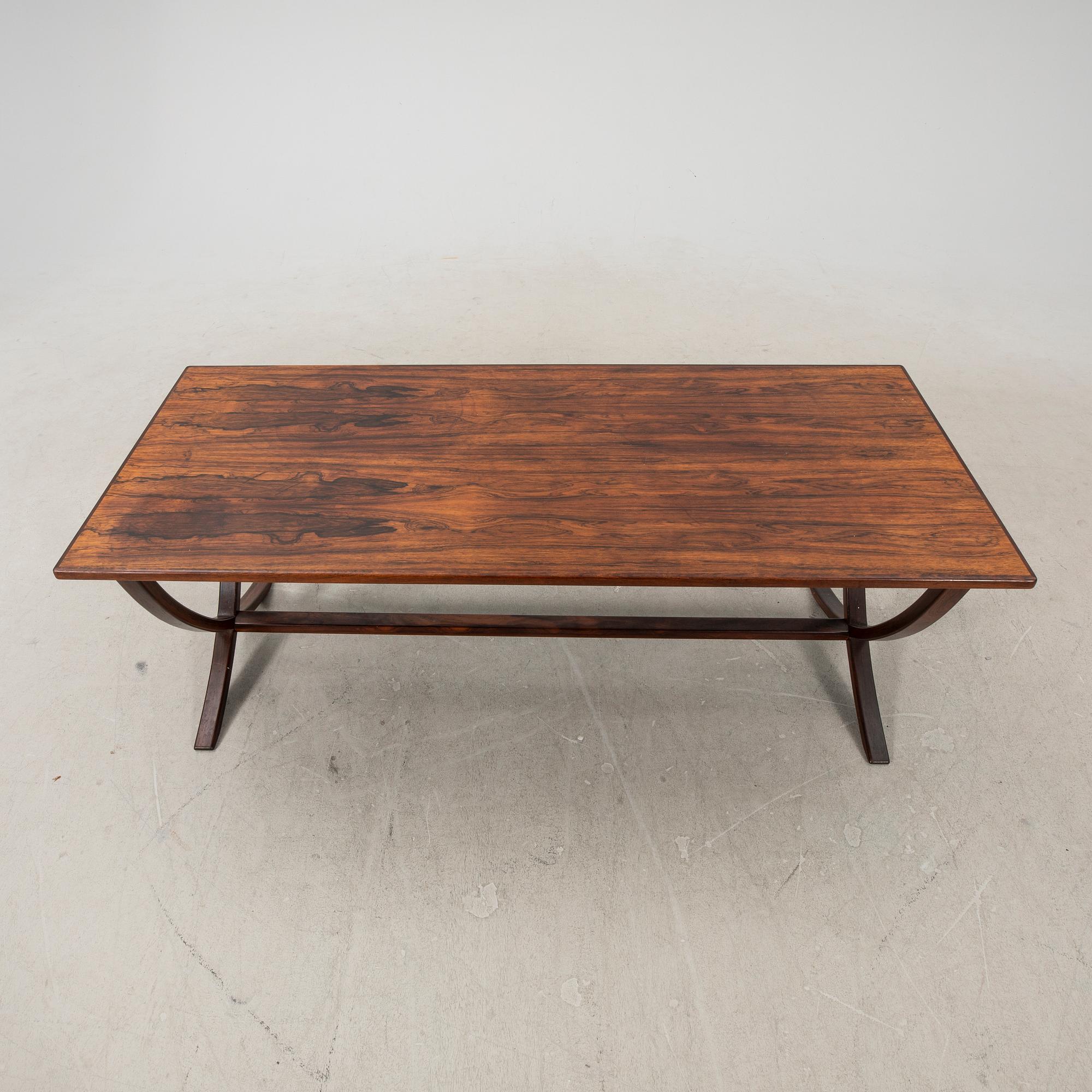 A Danish 1950/60s jacaranda coffee table.