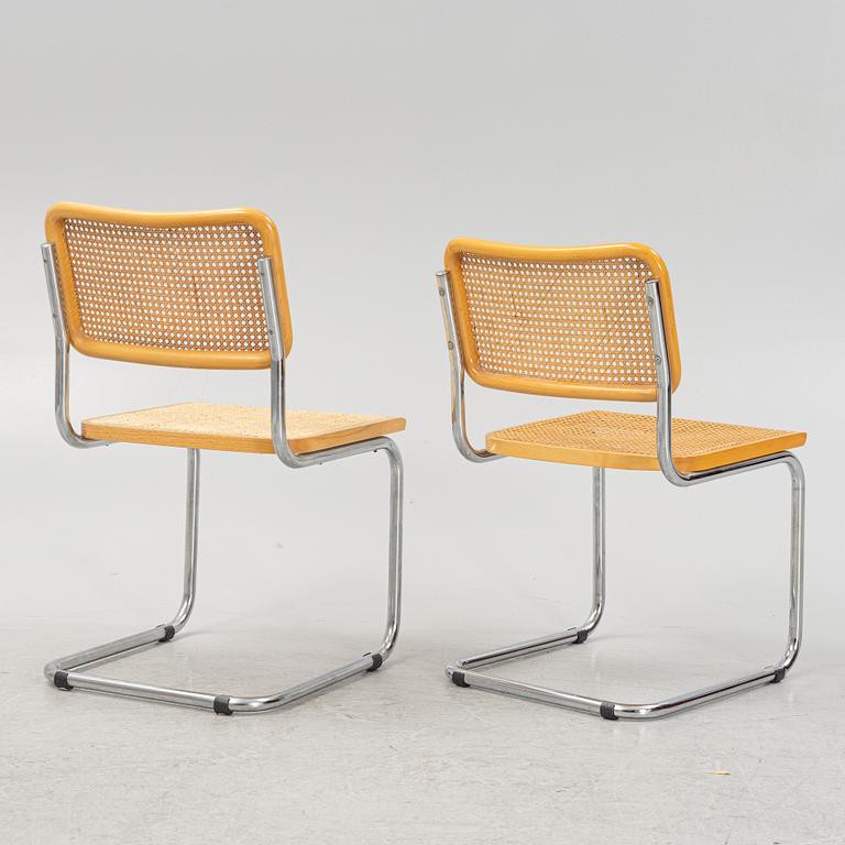 A set of six chairs, Italy, late 20th Century.
