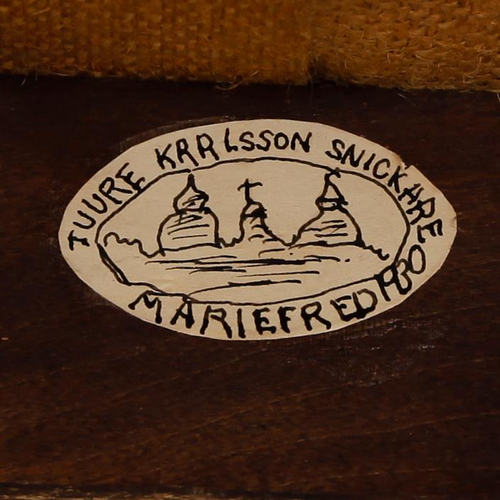 KARMSTOL, barockstil, 1900-talets första hälft.