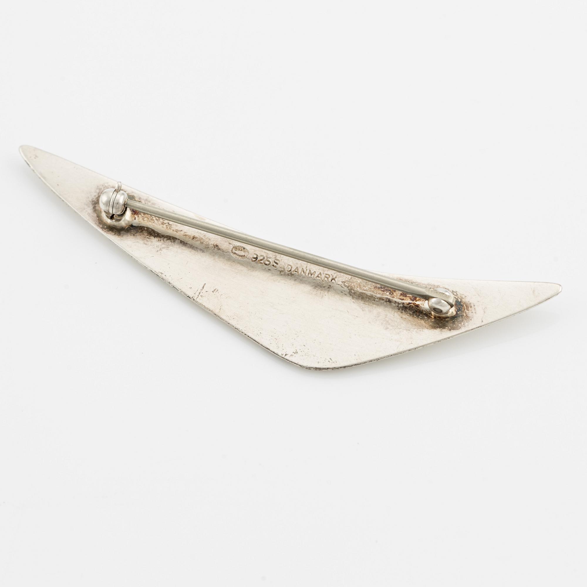 Georg Jensen, brooch, sterling silver.