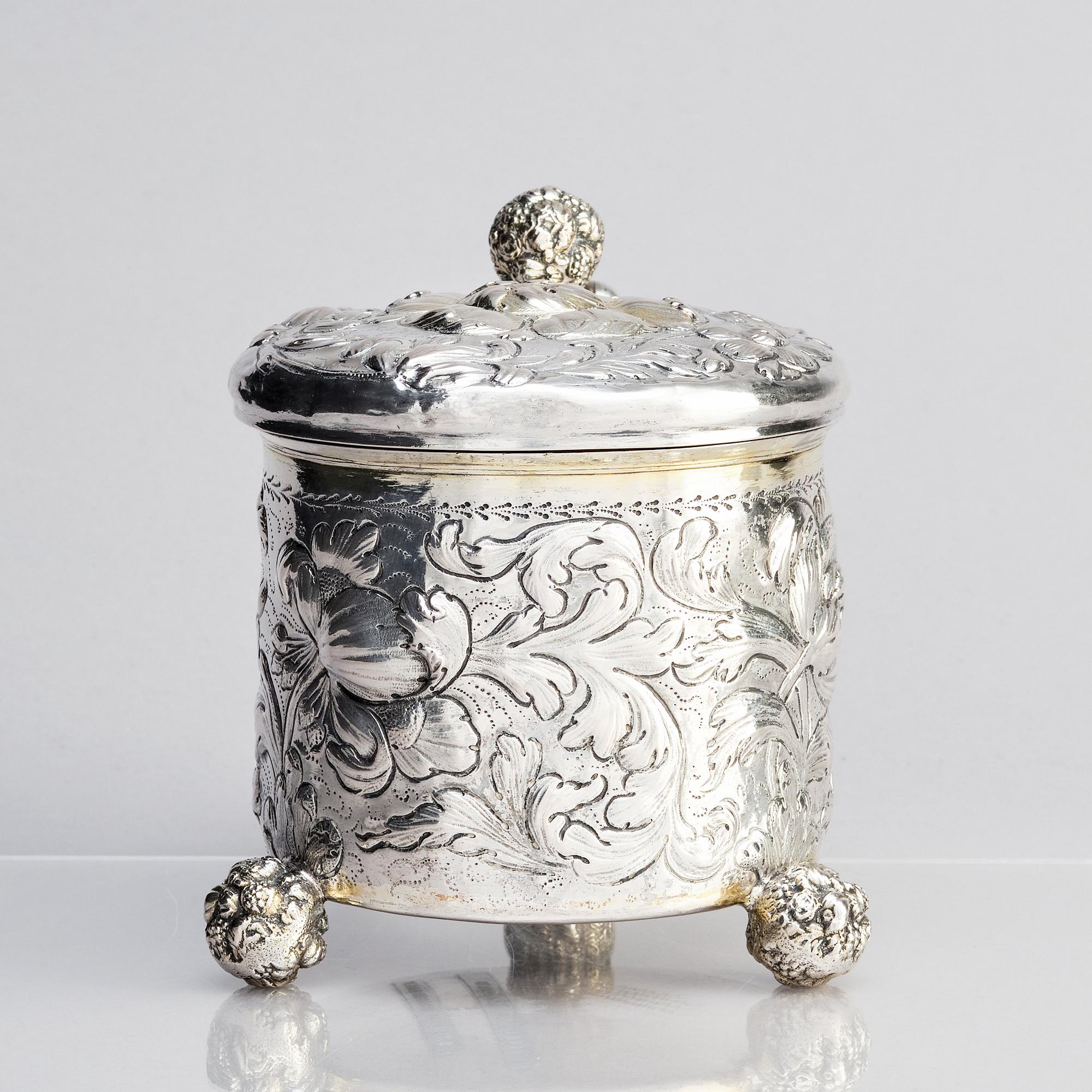 A Swedish late 17th century silver tankard, mark of Johan Hansson Teelning (Norrköping 1661-1711).