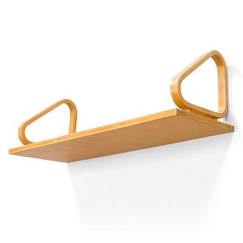 Alvar Aalto, seinähylly, malli 112, O.Y. Huonekalu- ja Rakennustyötehdas A.B. 1930/1940-luku.