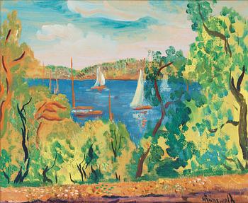 366. Isaac Grünewald, Sommarlandskap.