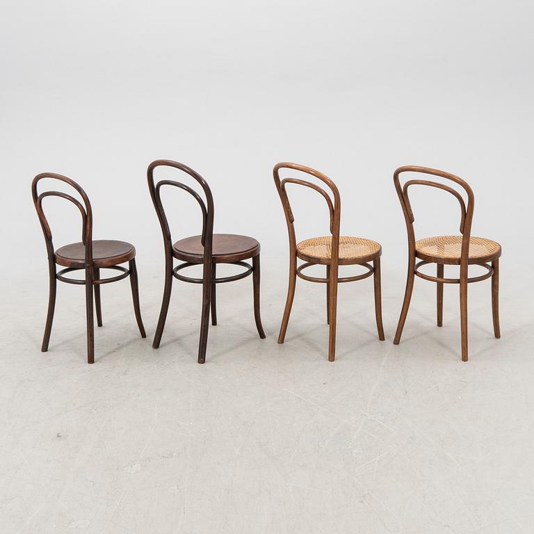 A set of four similar chairs early 1900s.