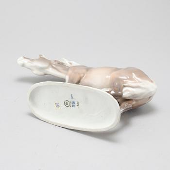 A porcelain figurine by Lauritz Jensen for Royal Copenhagen, second half of the 20th century.