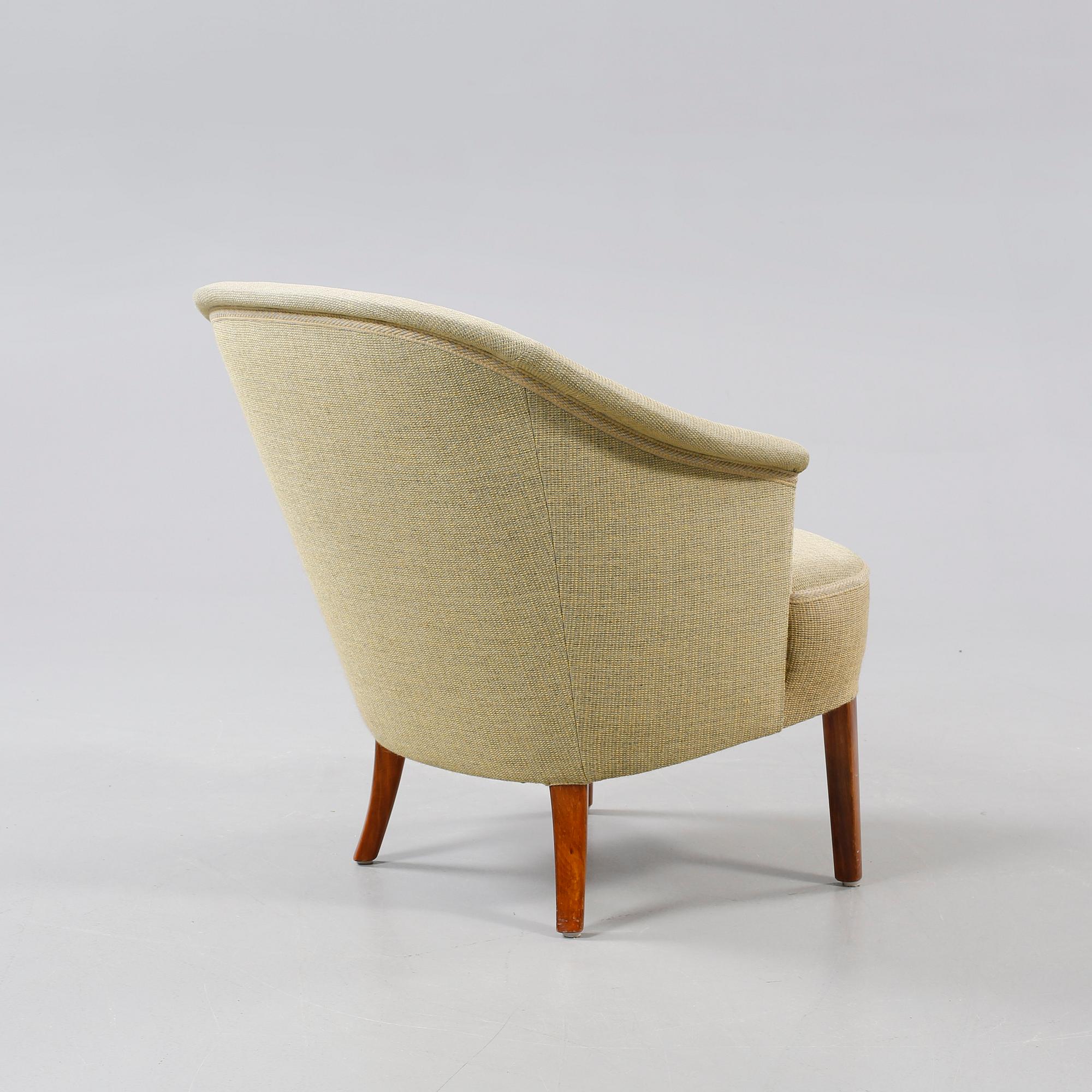 FÅTÖLJ, "Lillasyster", Carl Malmsten, O.H. Sjögren, Tranås, 1900-talets andra hälft.