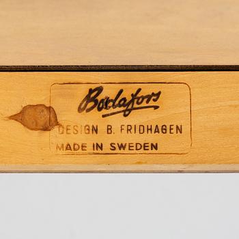 Bertil Fridhagen, dining group, 7 pieces, "Diamant", Bodafors, 1960s.