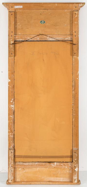 A MIRROR AND CONSOLE TABLE, gustavian style, mid 1900s.