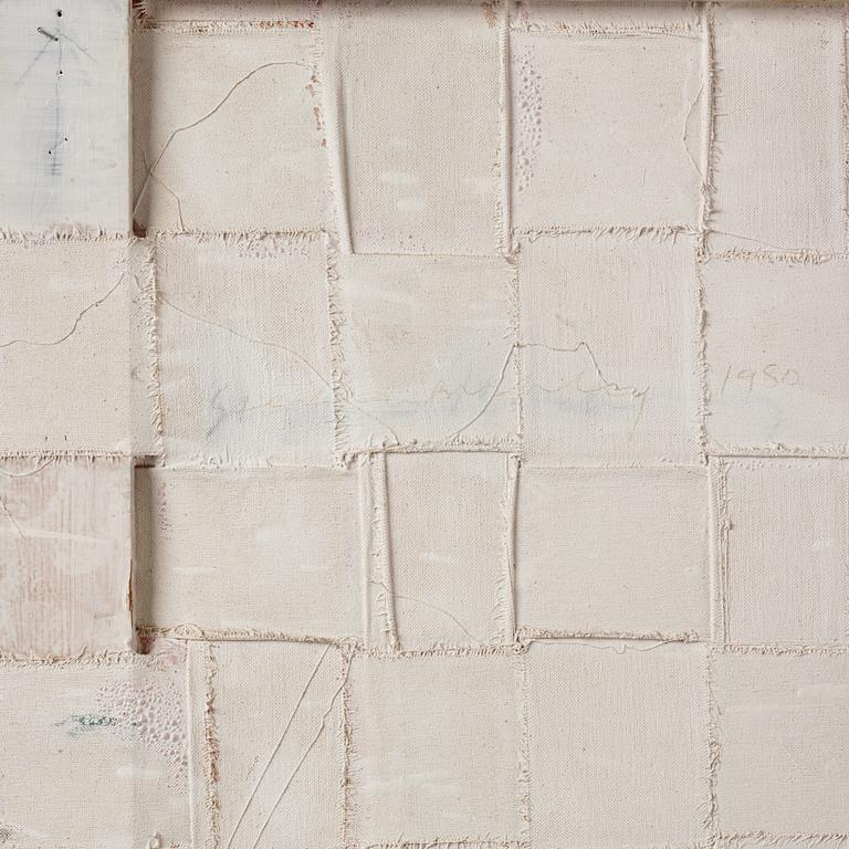 Stephen Buckley, oil on paper on canvas, executed in 1980.