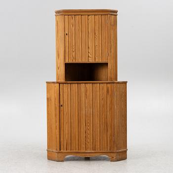 Göran Malmvall, a corner cabinet model "809" from the "Svensk Fur" series, Karl Andersson & Söner, Huskvarna, 1950s.