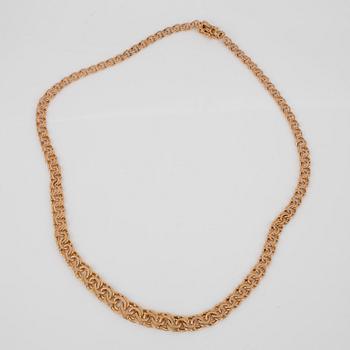 HALSBAND, Bröderna Hedens Guldsmeds, Stockholm, 1967, 18K guld.