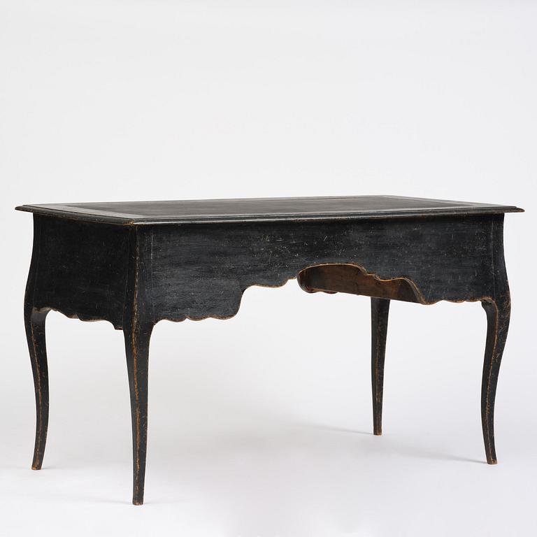 A Swedish rococo desk by L. Bolin (master in Stockholm 1759-1801).