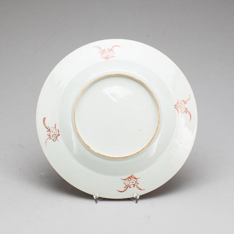 FAT, porslin, famille rose,  Kina, Qianlong (1736-95).