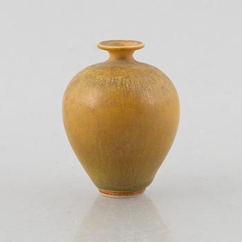 Berndt Friberg, a stoneware miniature vase, Gustavsberg Studio 1976.