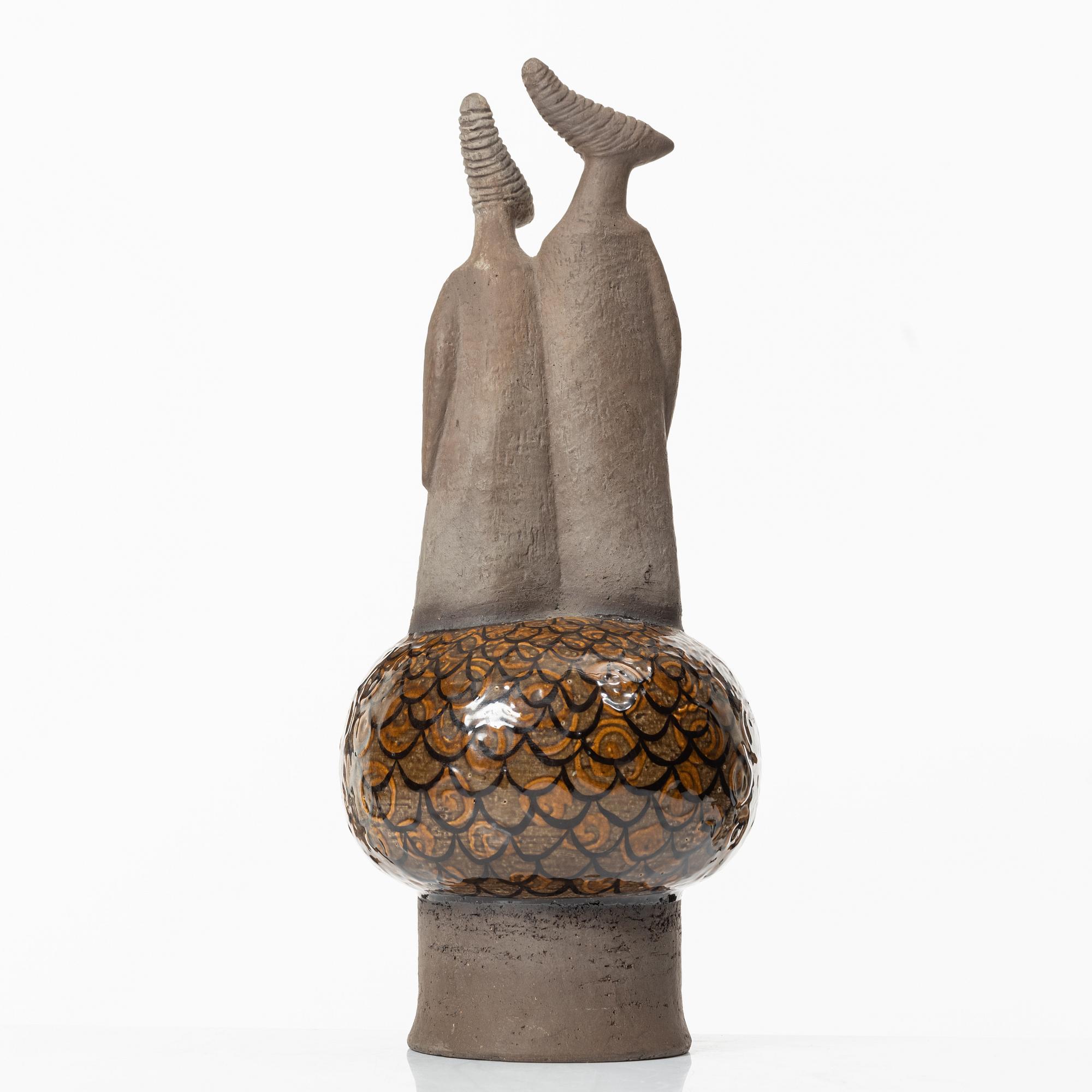 Olle Alberius, a stoneware figurine, Rörstrand, 1960-70s.