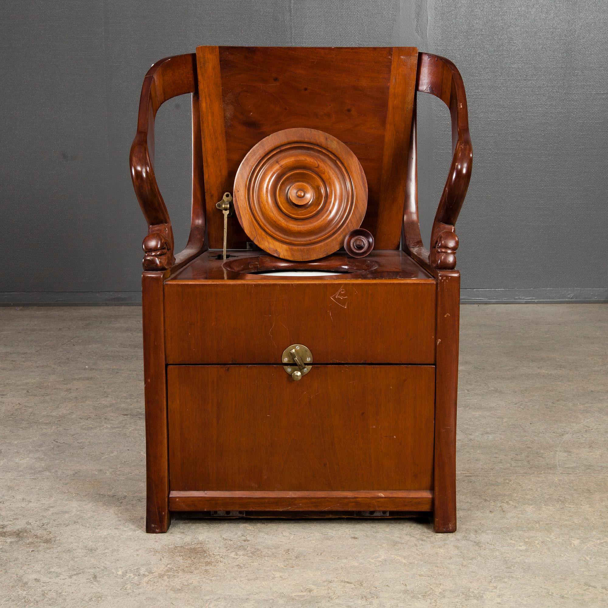 POTTSTOL, empire, 1800-talets första hälft.