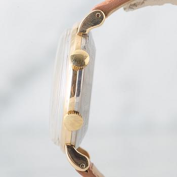 JAEGER-LeCOULTRE, Memovox, wristwatch, 34.5 mm,
