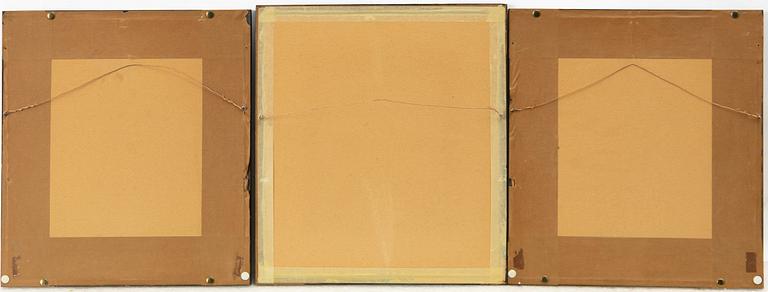 Japanska träsnitt, 19 stycken, med två försättsblad, Japan, 1900-talets första hälft.