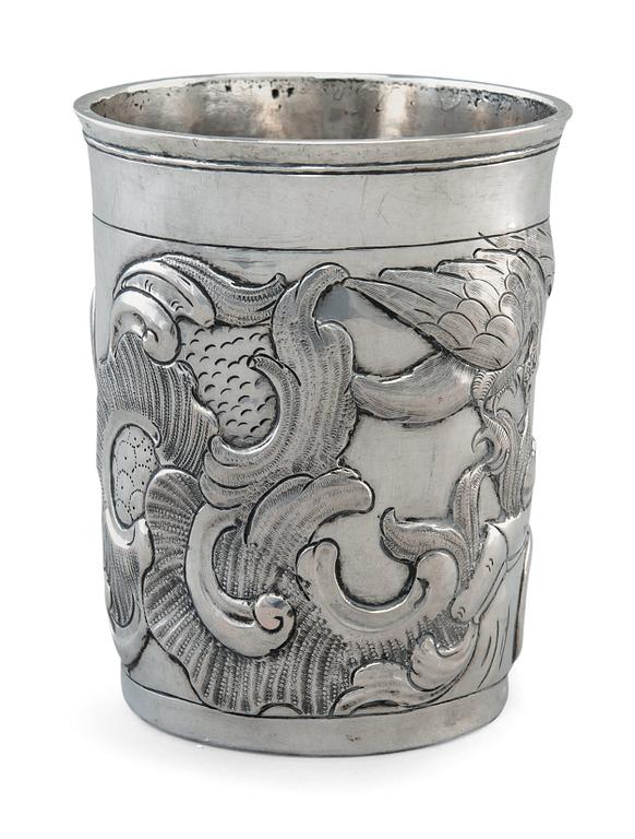 PIKARI, hopeaa. Andrei Dementiev Moskva 1774. Höjd 7,5 cm, vikt 72 g.