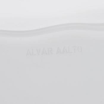 ALVAR AALTO, GLASSKULPTUR, 4 DELAR. Aalto-blomman. Sign. Alvar Aalto. Iittala 1980/90-talet.