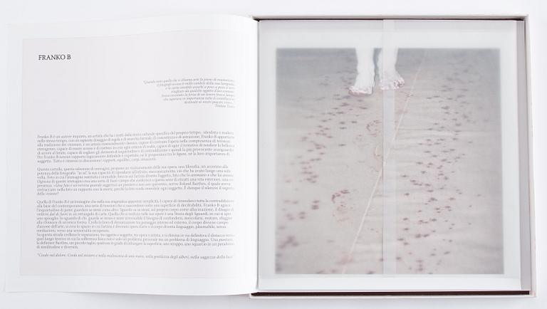 Franko B, complete boxed set with 10 prints by Franko B and text by Francesca Alfano Miglietto.