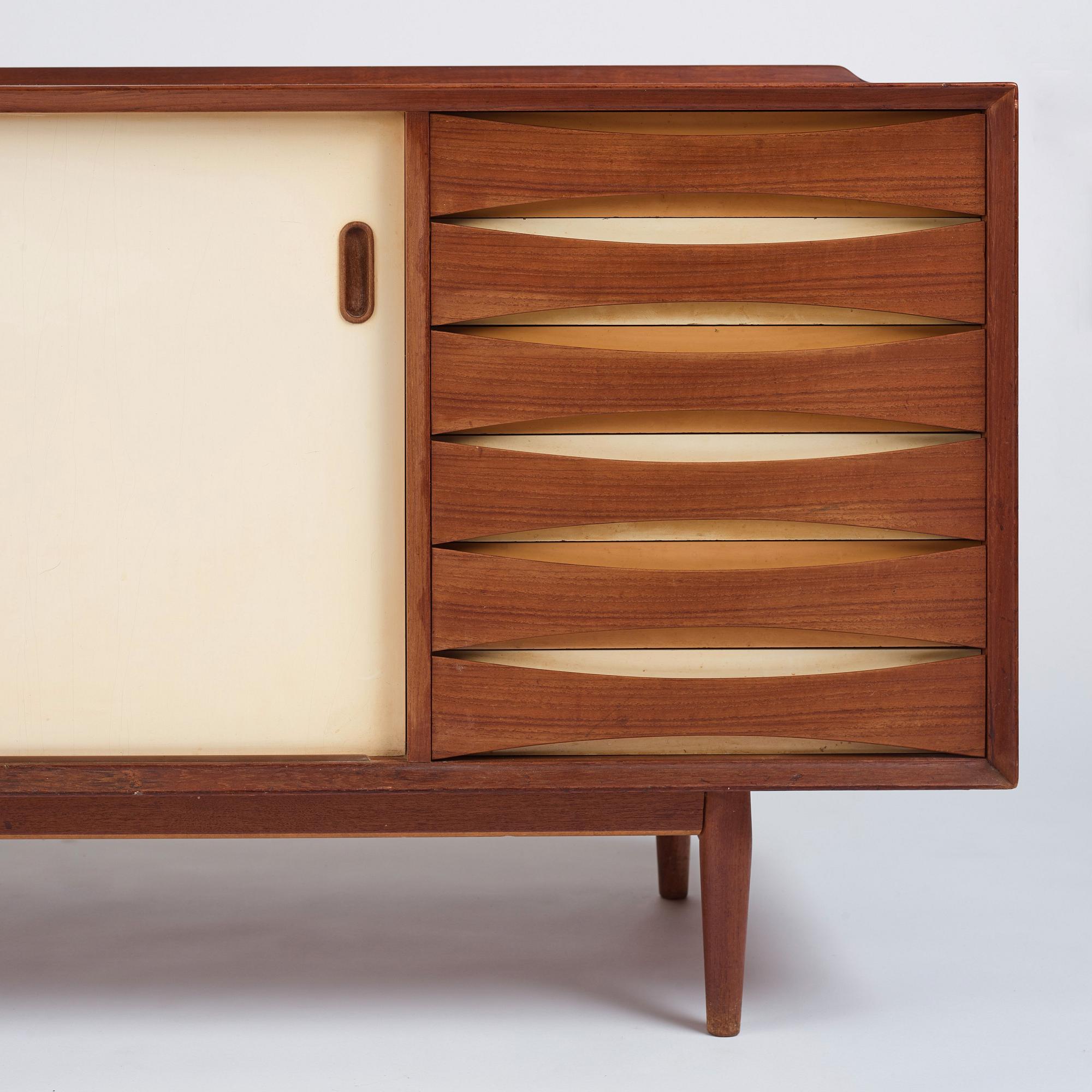 Arne Vodder, a teak sideboard, model 29, Sibast Møbler Denmark 1950-60's.
