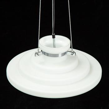 A glass ceiling light, Limburg, Germany.