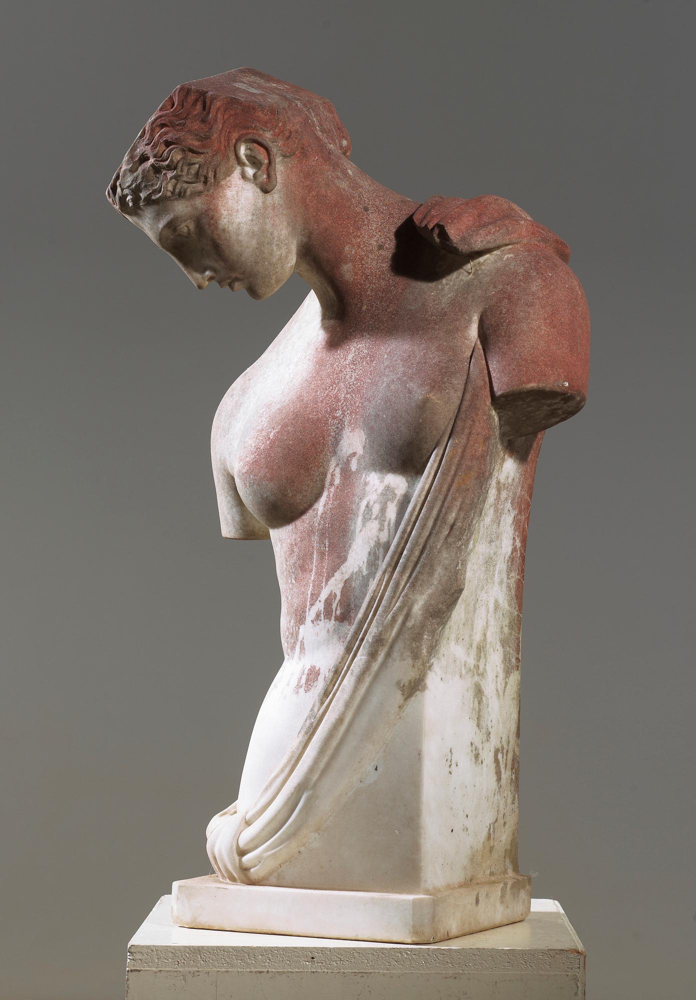 SKULPTUR, marmor, 1800-tal.
