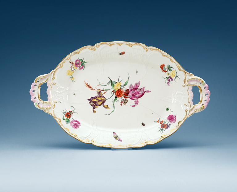 A Berlin tray, 18th Century.