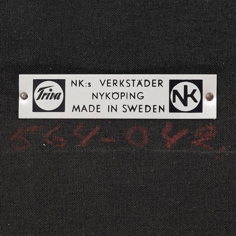 Kerstin Hörlin-Holmquist, An armchair, “Lilla Adam”, from the “Paradiset” series, Triva, Nordiska Kompaniet, mid-20th century.