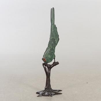 SKULPTUR 1900-tal kallmålad brons.