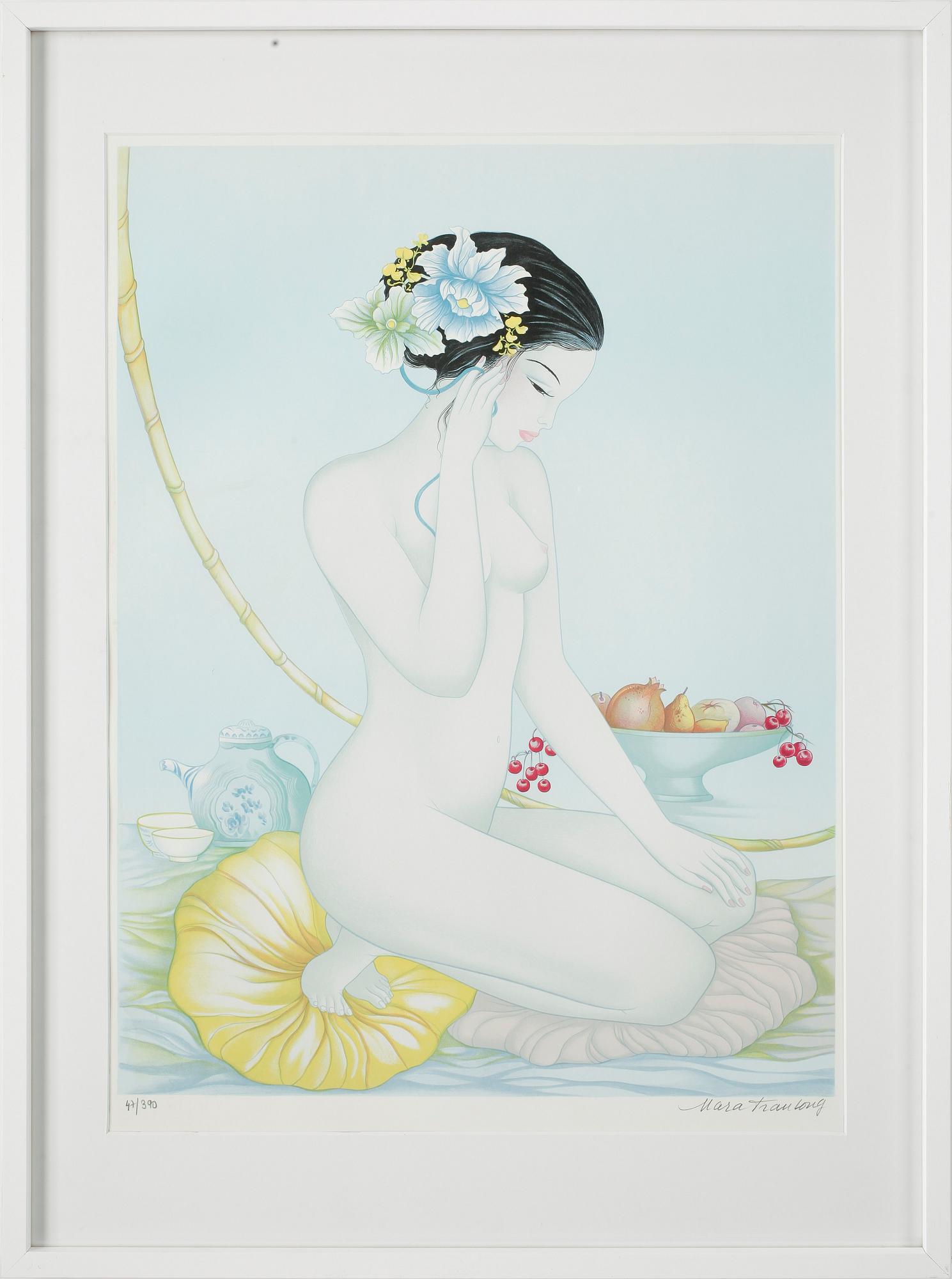 MARA TRANLONG, färglitografi, signerad o numrerad 47/390.