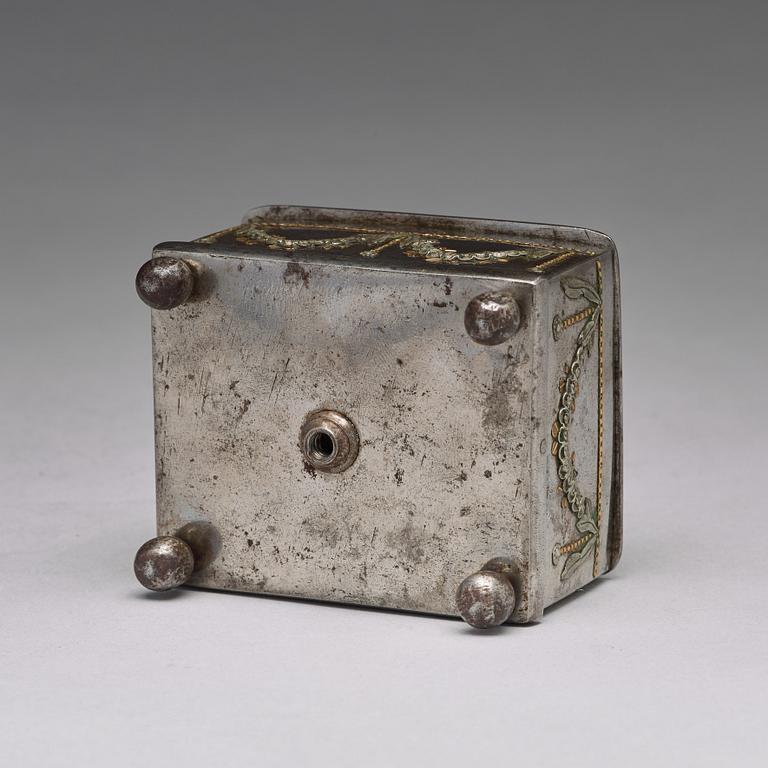 A Steel Sewing Box, Tula, probably early 19th century.