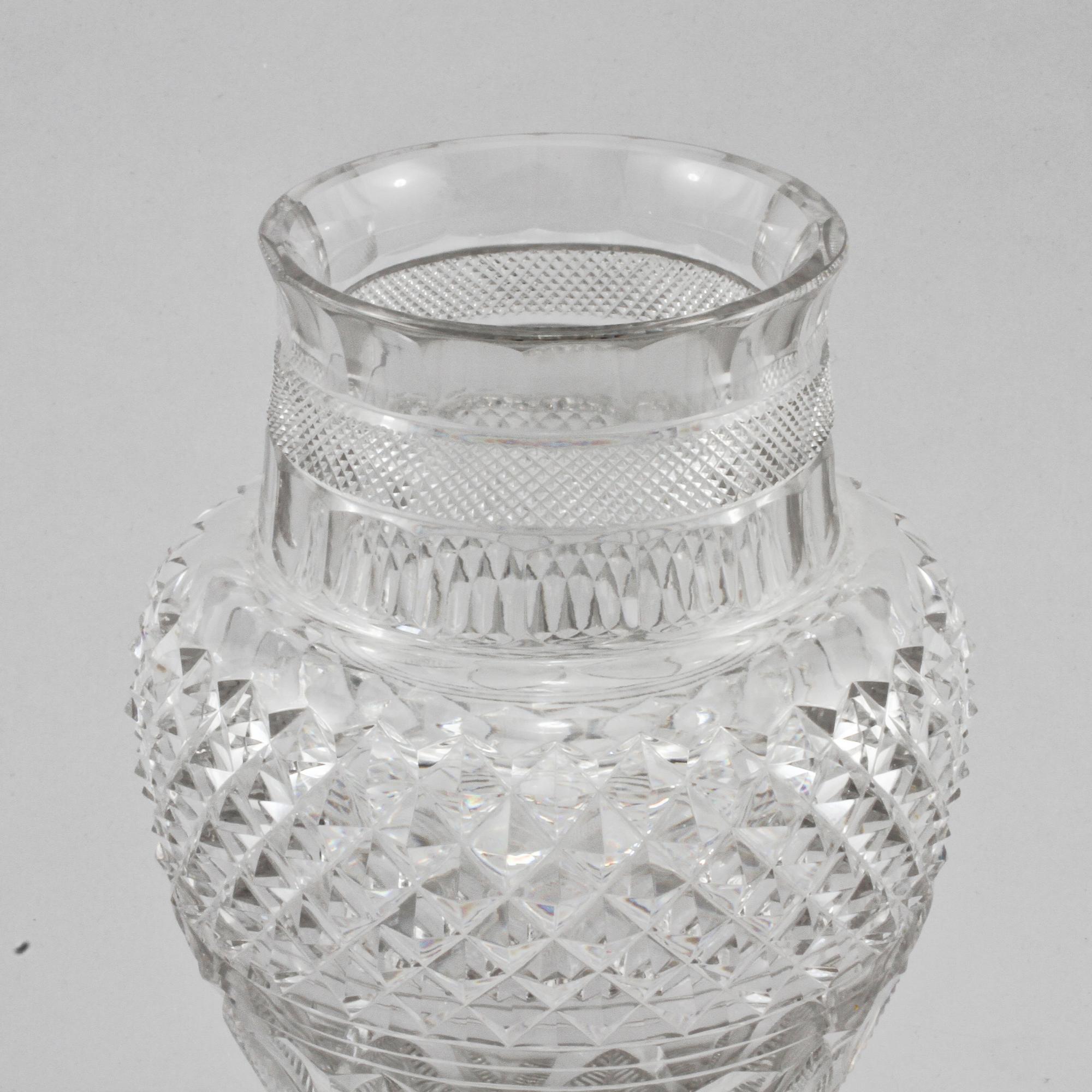 VAS, glas, Baccarat, 1900-tal.