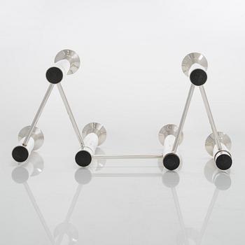 Tapio Wirkkala, a 'Nonstop' silver candelabrum, TW 432, numbered 74/90, for Kultakeskus, Hämeenlinna 2007.