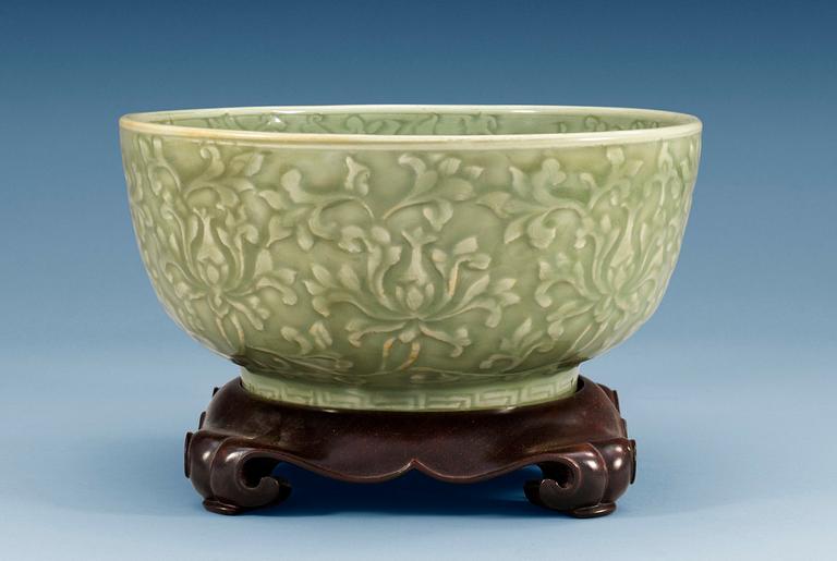 A celadon bowl, Ming dynasty (1368-1644).