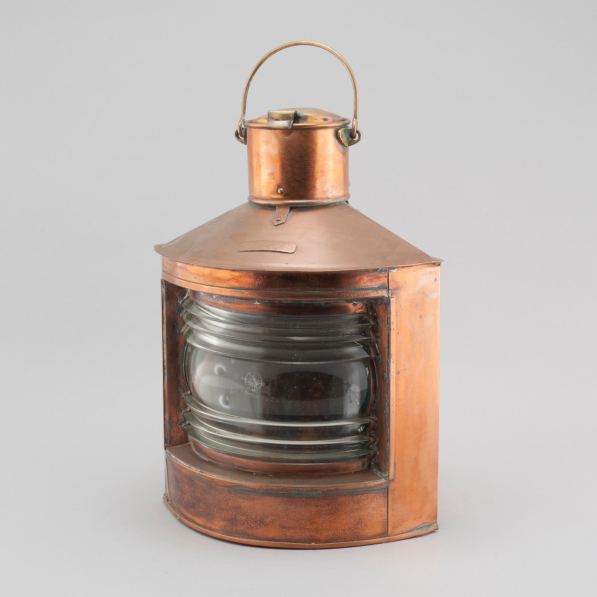 A ship lantern, first half of the 20th century.