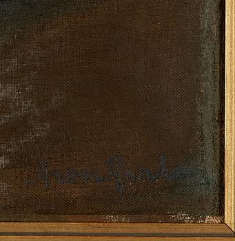 ARON GERLE, oil on canvas, signed.