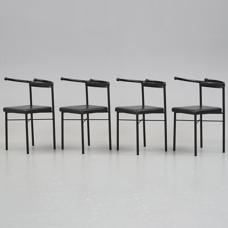 Jonas Bohlin, a set of eight "Point" chairs for Källemo, Värnamo, Sweden post 1985.