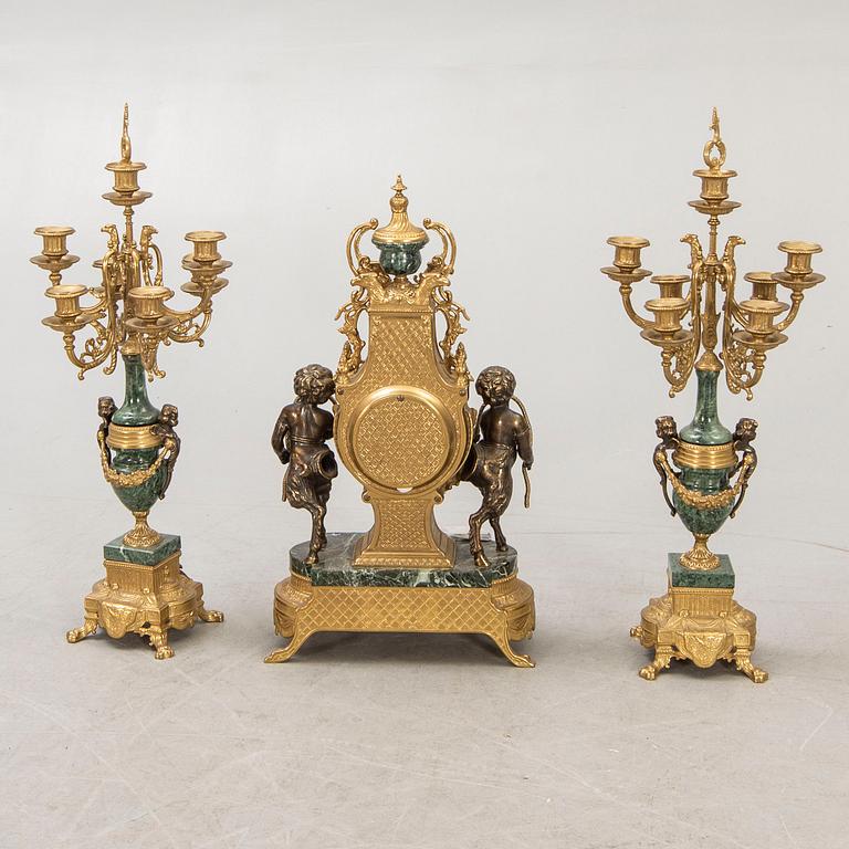Table set, 3 dlr, Louis XVI style, second half of the 20th century.