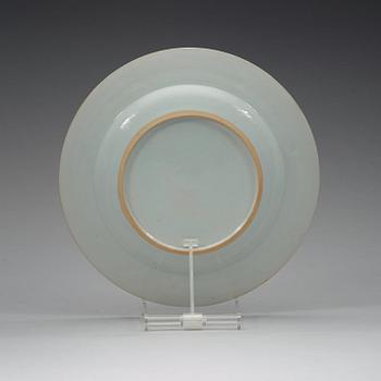 A set of five 'European Subject' dishes, Qing dynasty, Qianlong (1736-95).