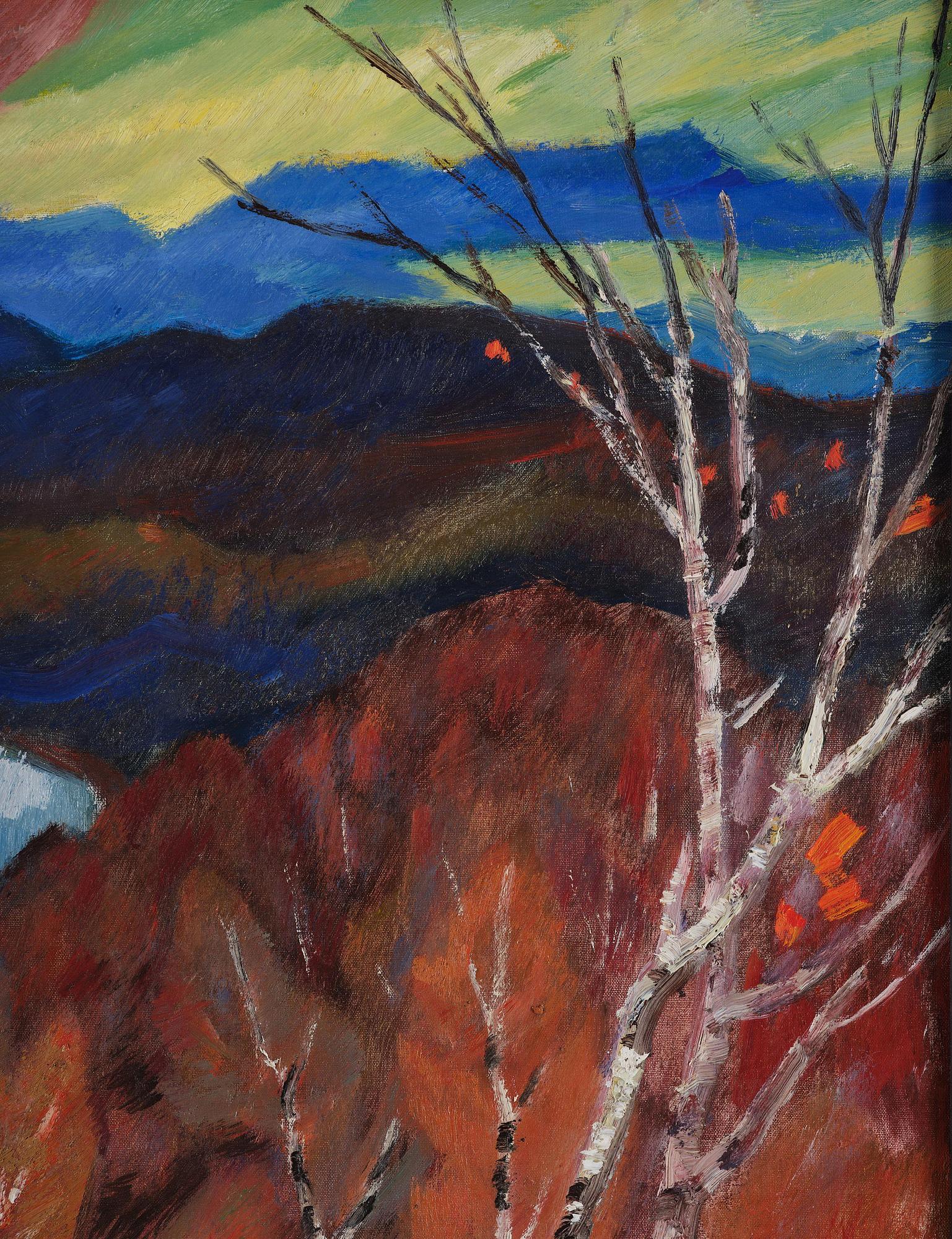 Helmer Osslund, View over the Ångerman River at Granvåg.