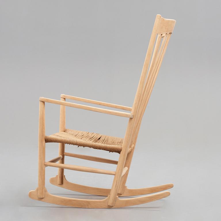 HANS J WEGNER, a rocking chair, model J12, FDB Møbler, Denmark, 1940's.