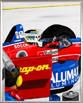 JAN KARLSSON, olja på duk, signerad och daterad 1995.