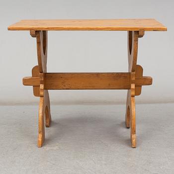 a pine table from the early 1800's.
