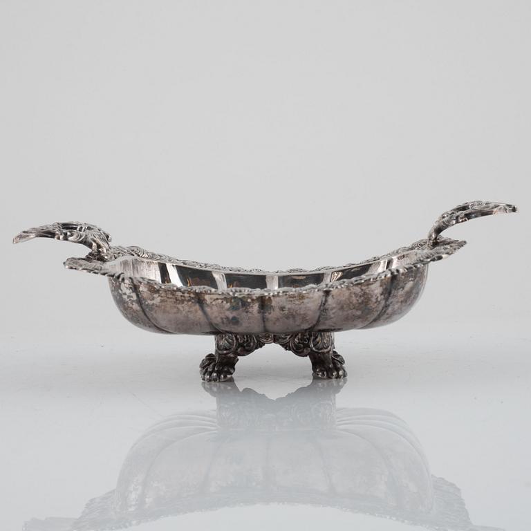 Gustaf Möllenborg, skål, silver, Stockholm, 1835.