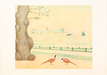 EINAR JOLIN, portfölj med 10 färglitografier, sign och numr 112/360.