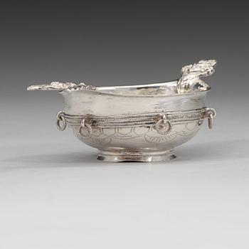 A Swedish 18th century silver drinking-cup, marks of Olof Löfvander d.ä., Luleå 1752.