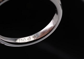 SORMUS, briljanttihiottuja timantteja n. 0.50 ct. 18K valkokultaa. Paino 3,3 g.